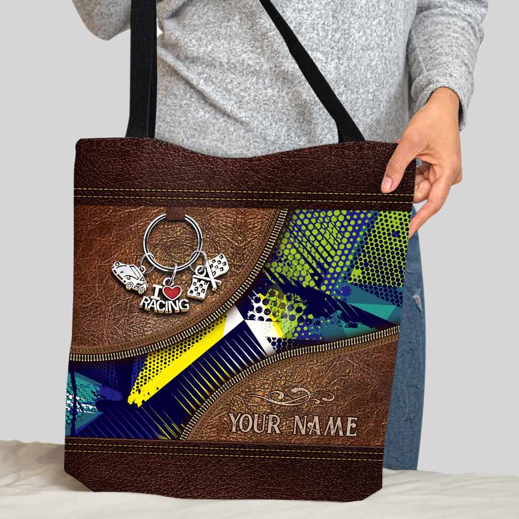 Discover Racing Personalized Tote Bag