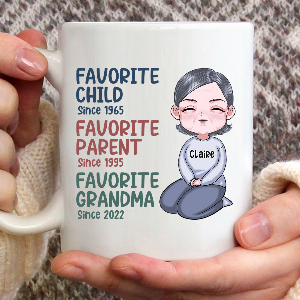 Favorite Grandma Since - Personalized Grandma Mug