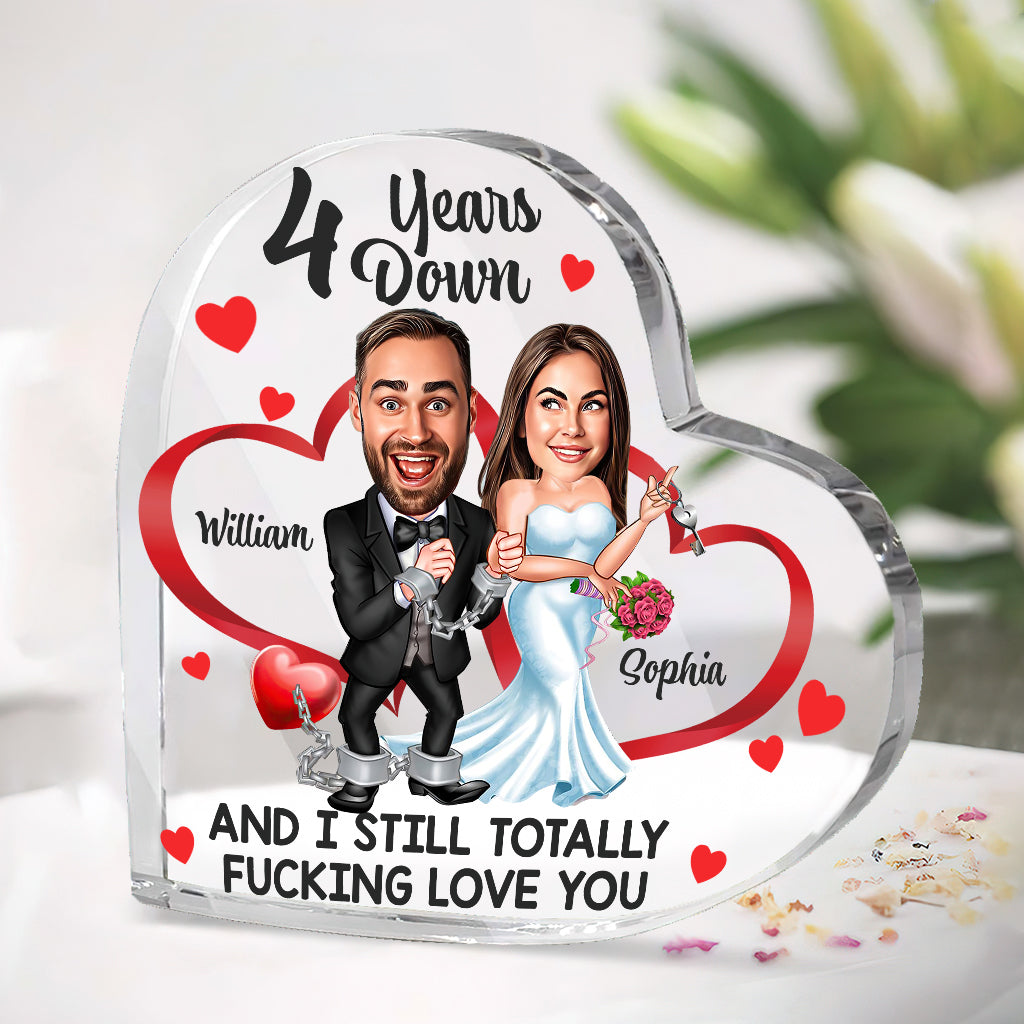 I Still Love You - Personalized Husband And Wife Custom Shaped Acrylic Plaque