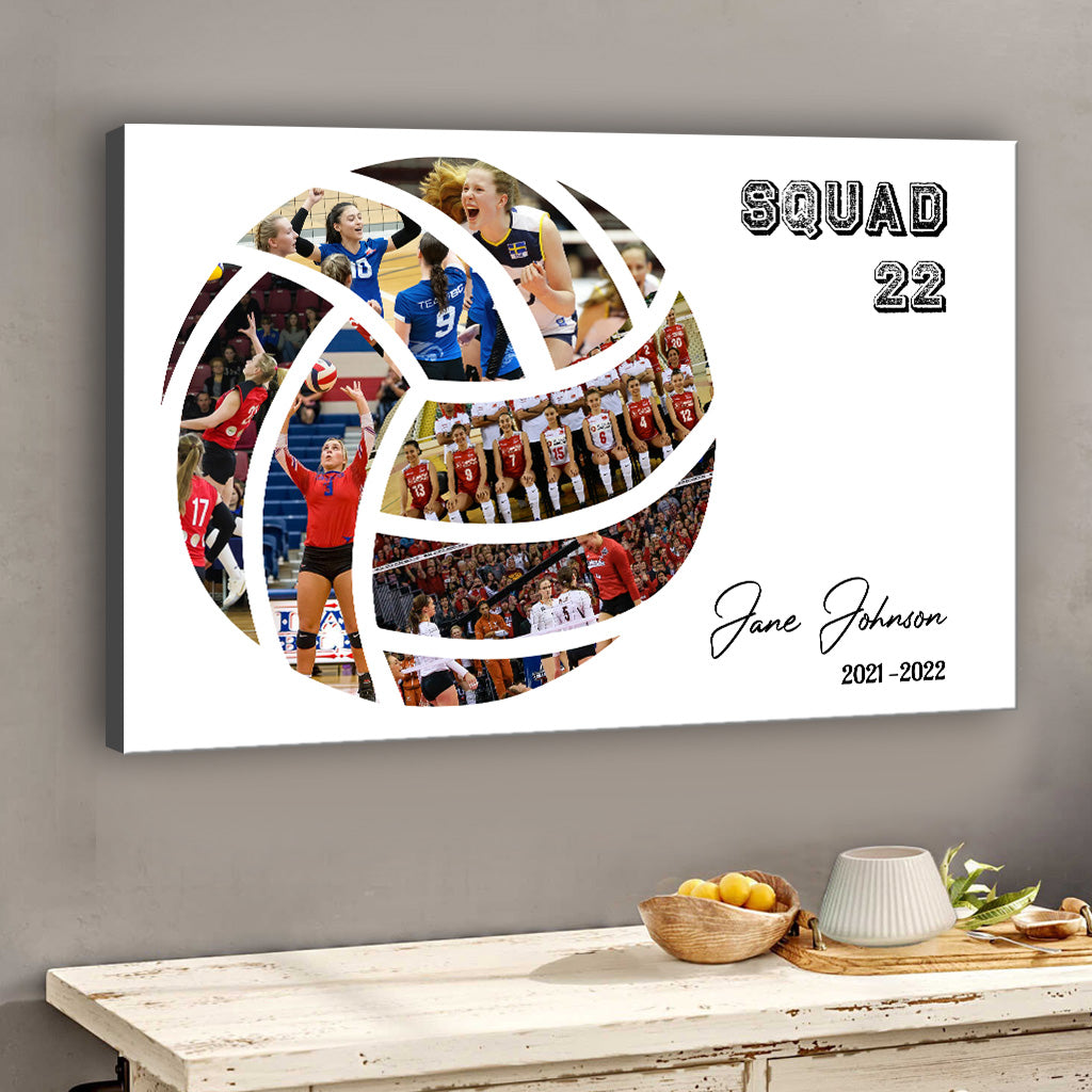 Love Volleyball - Personalized Volleyball Canvas And Poster