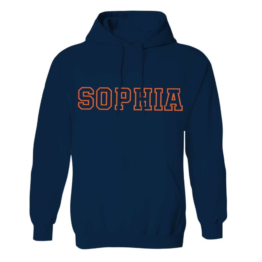 Custom Name - Personalized Aunt Embroidered Hoodie