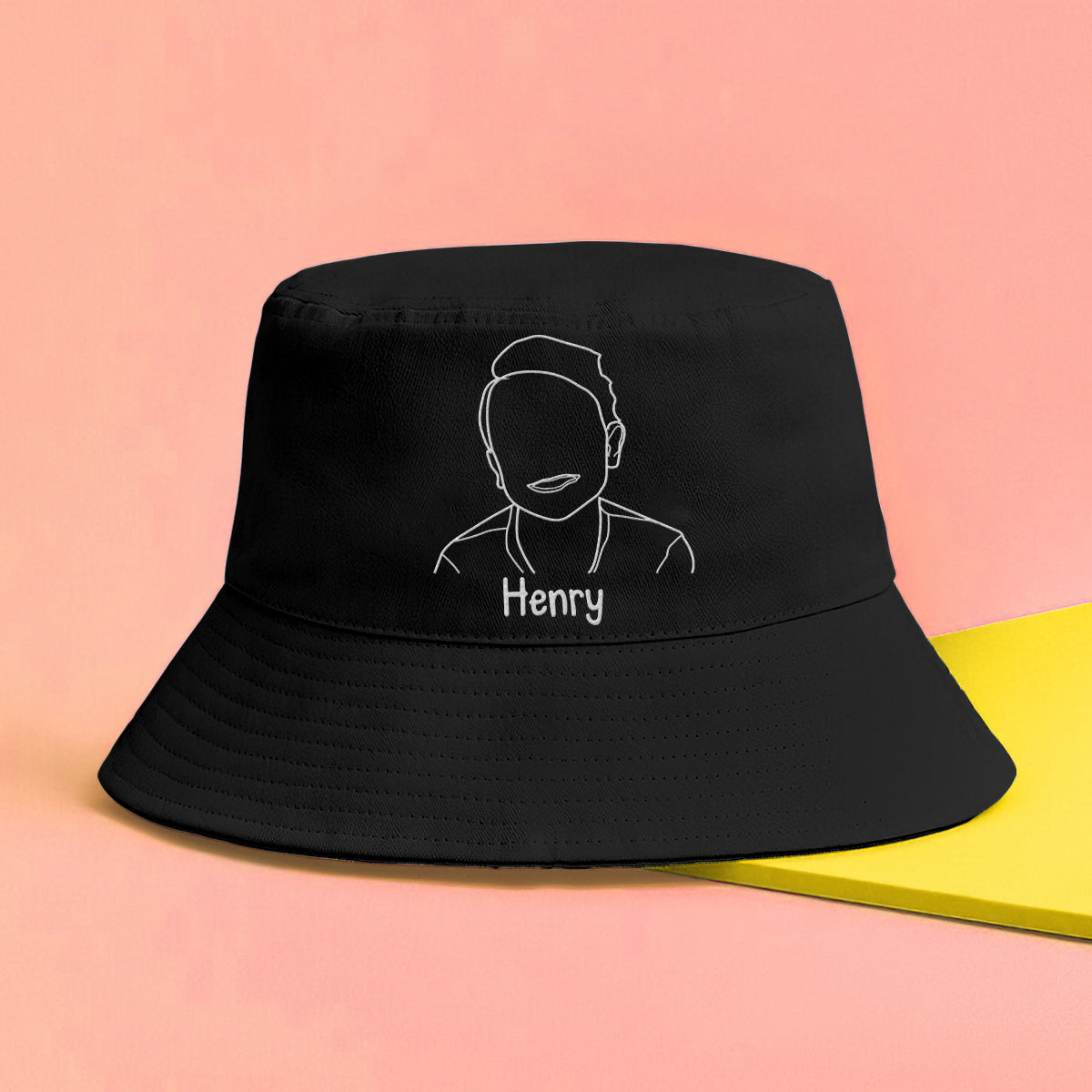 Custom Photo - Personalized Kid Embroidered Bucket Hat