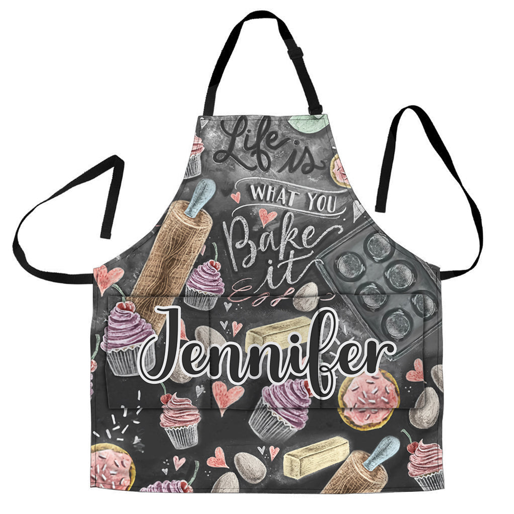 Life Is What You Bake It - Personalized Baking Apron