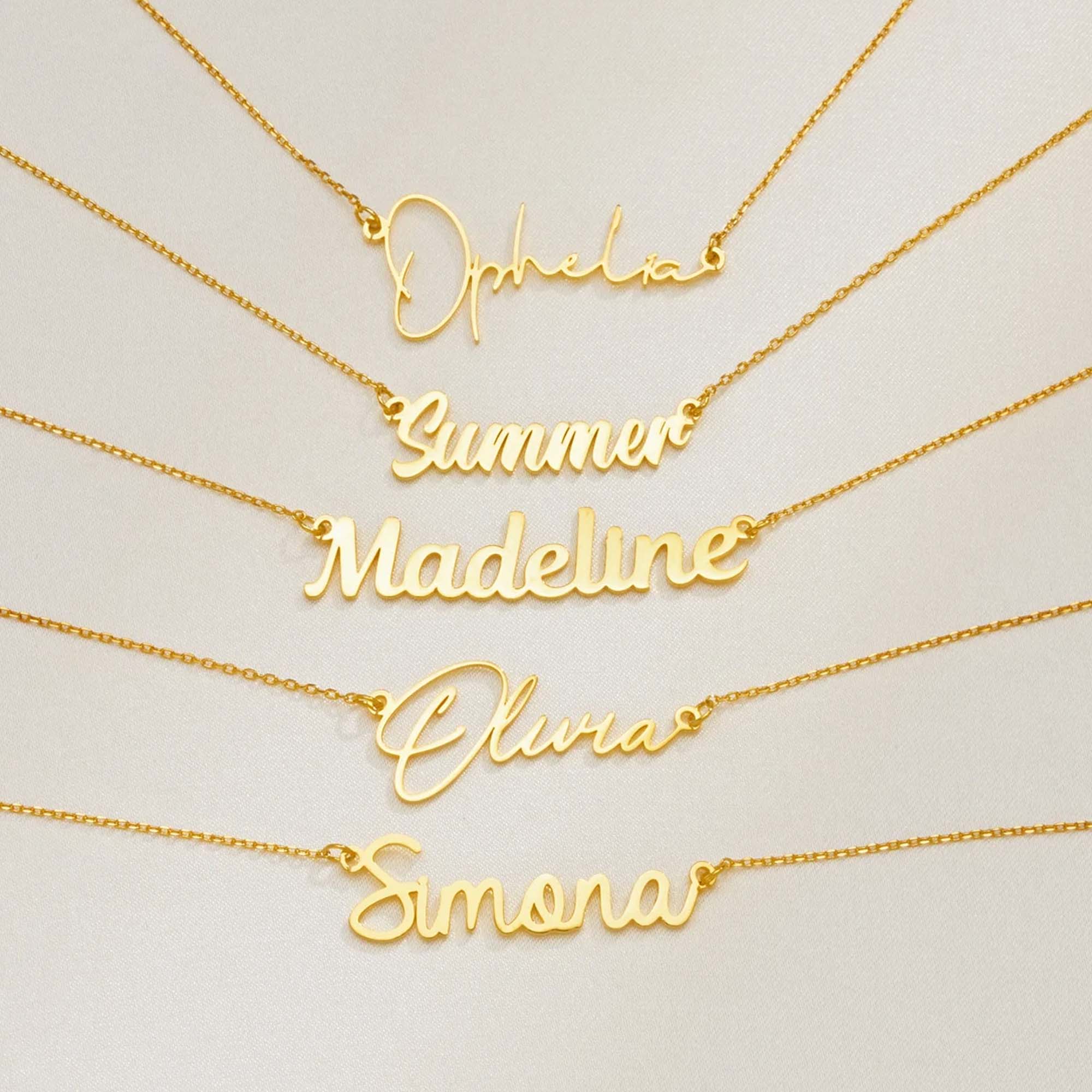 Custom Name - Personalized granddaughter Name Necklace