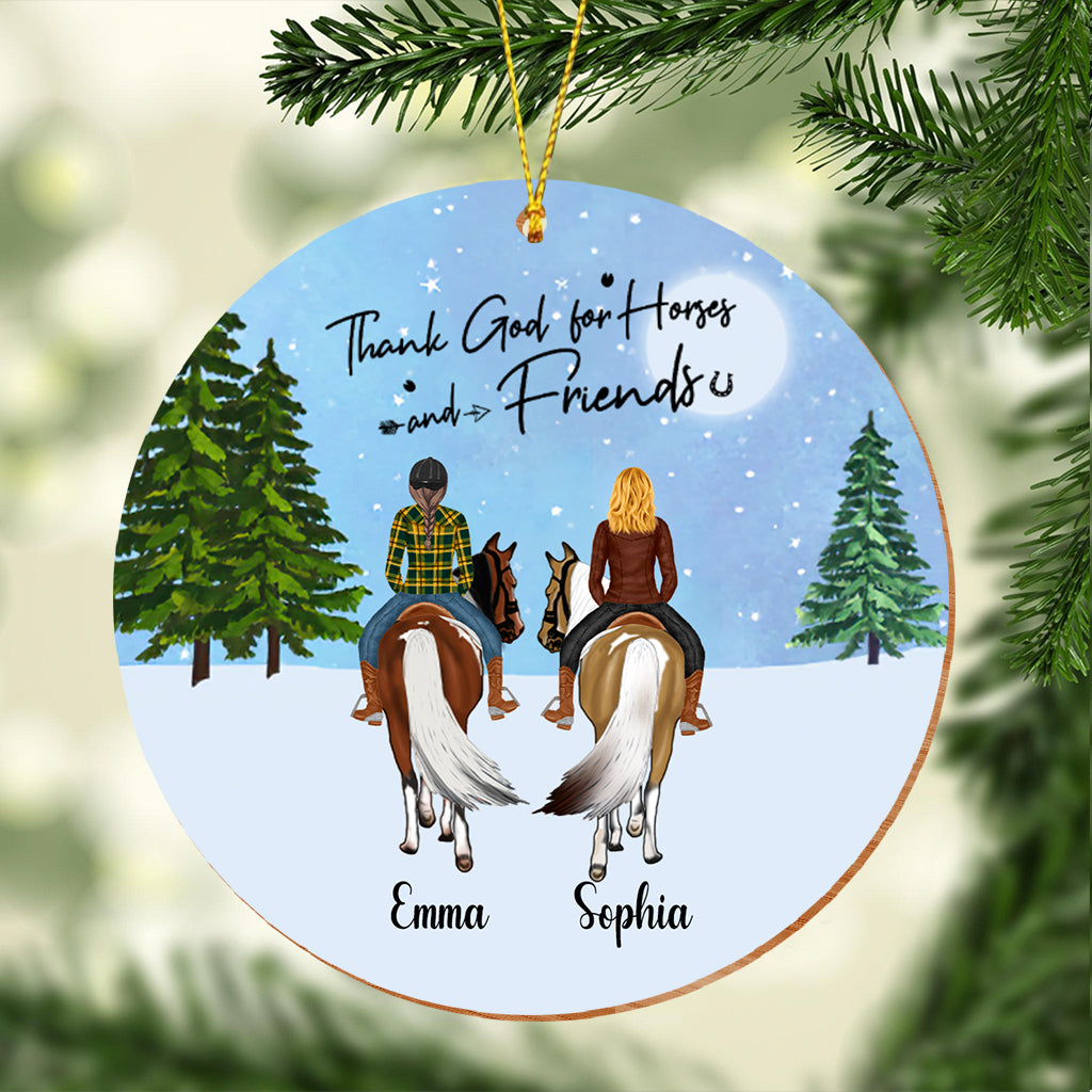 Riding Partner For Life - Personalized Horse Ornament