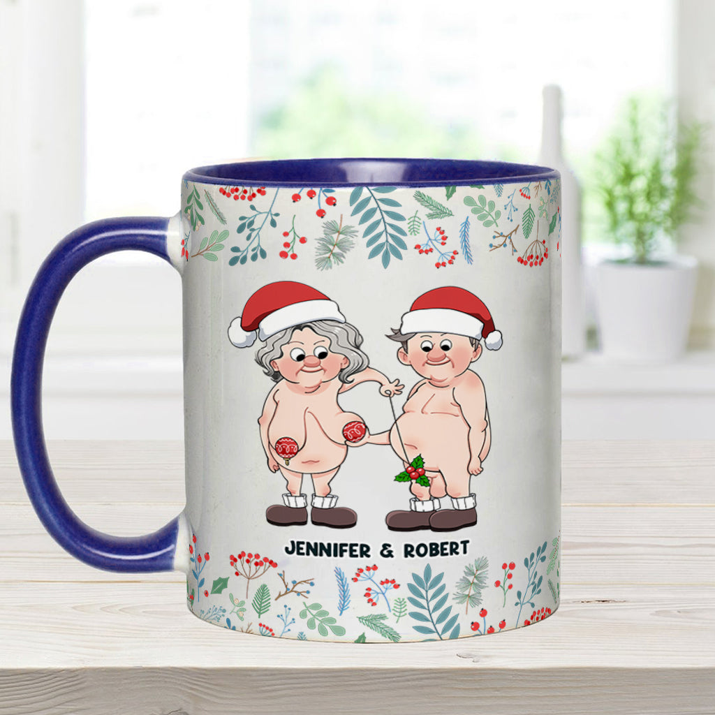 I Want To Grow Old With You - Personalized Couple Accent Mug