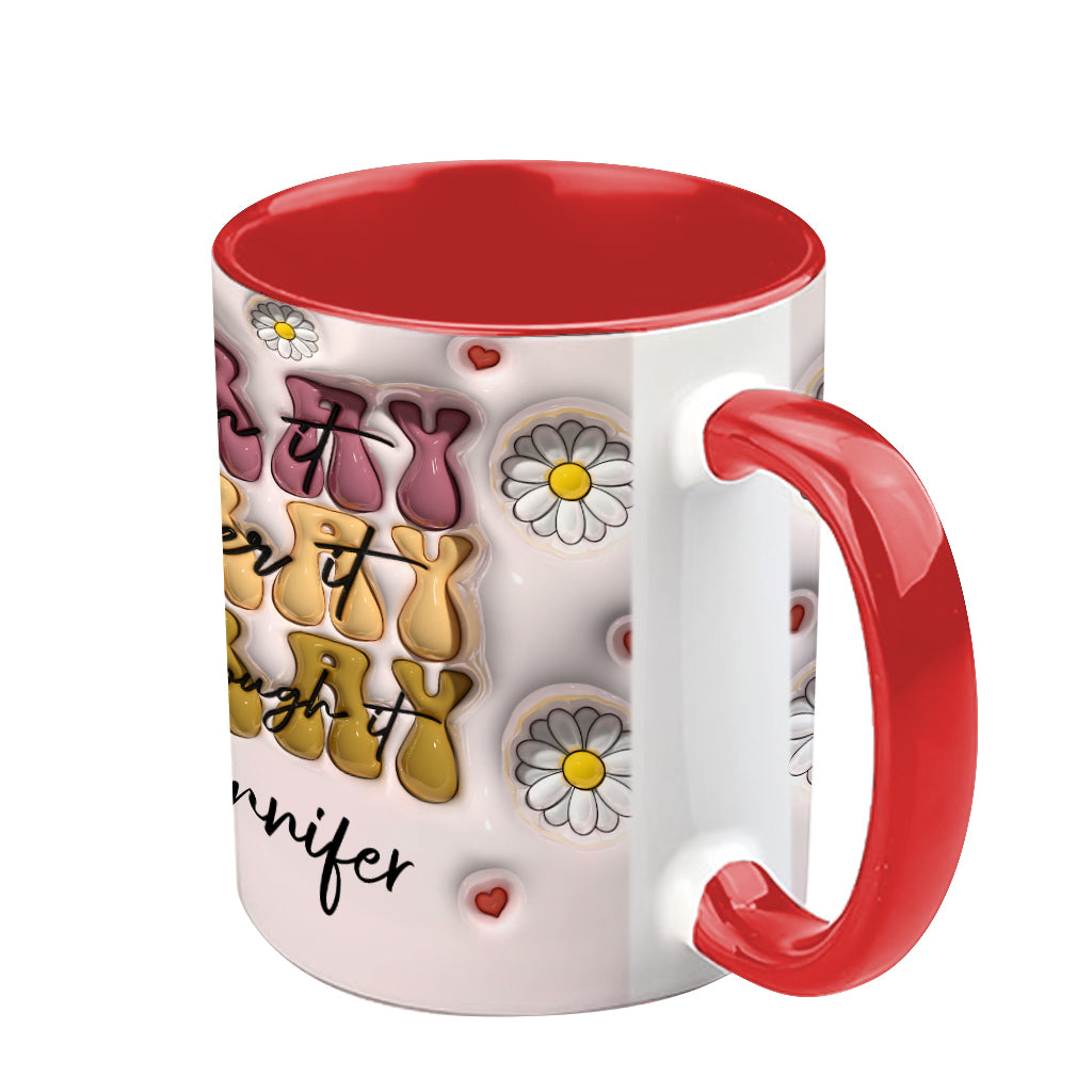 Pray On It - Personalized Christian Accent Mug