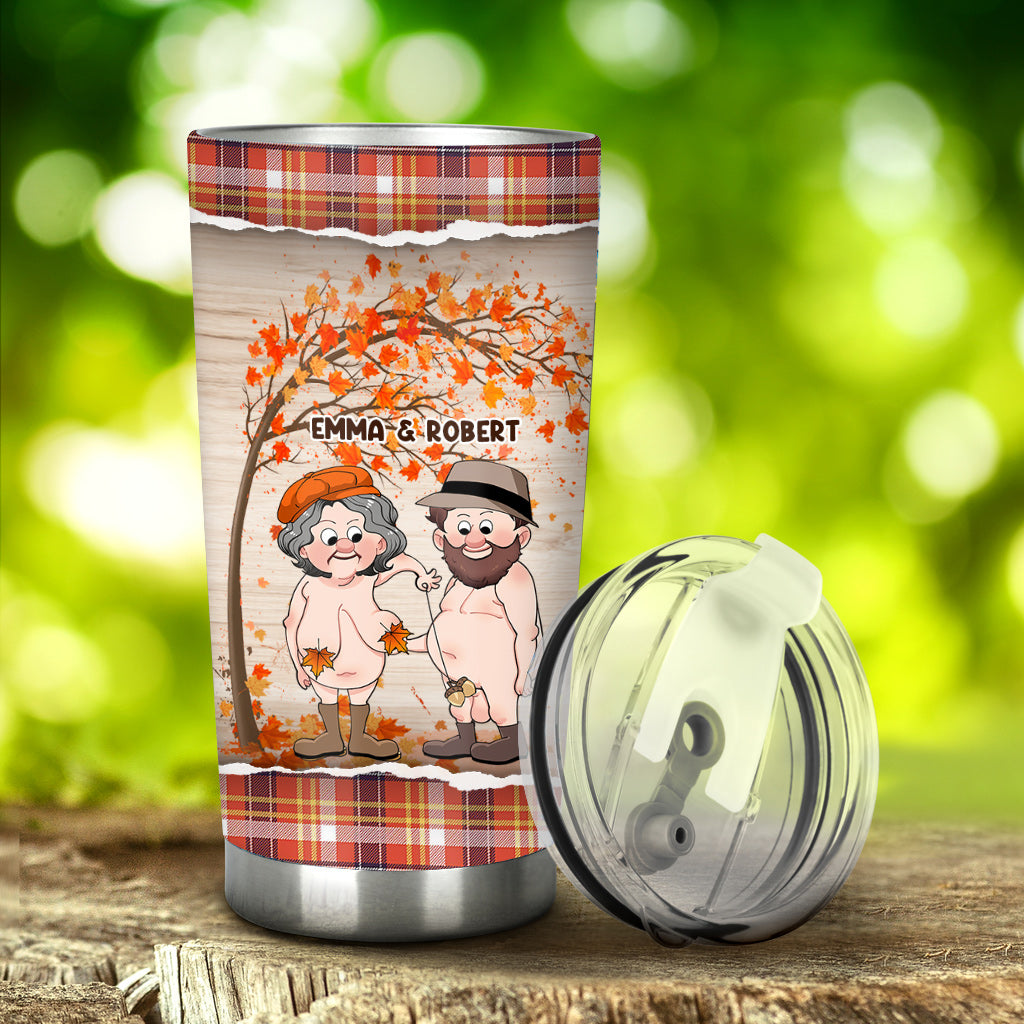 I Want To Grow Old With You - Personalized Couple Tumbler