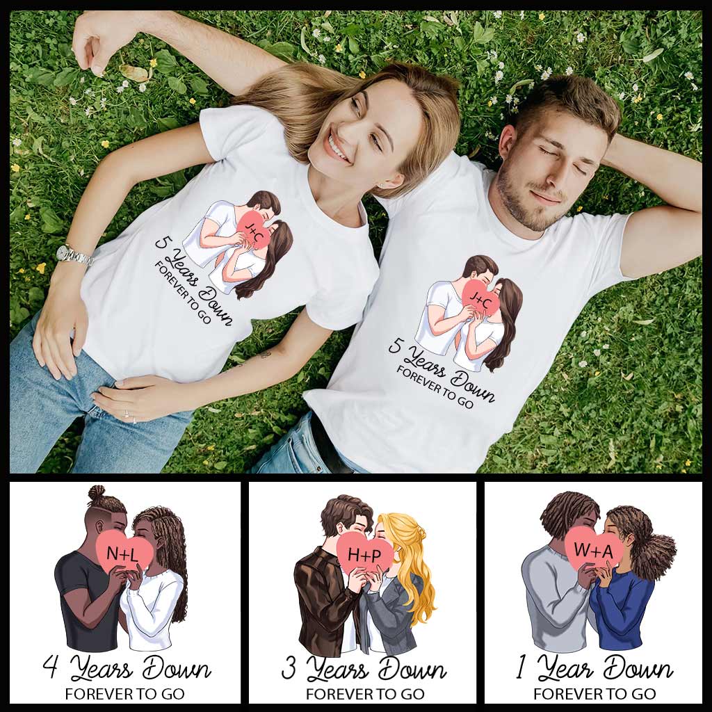 Forever To Go - Personalized Couple T-shirt and Hoodie