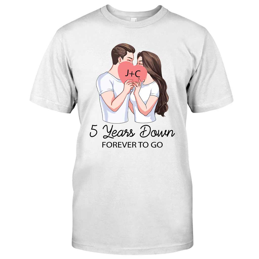 Forever To Go - Personalized Couple T-shirt and Hoodie