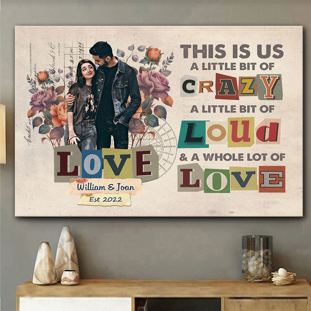 This Is Us - Personalized Couple Couple Canvas And Poster