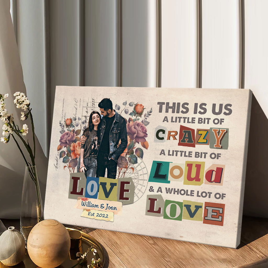 This Is Us - Personalized Couple Couple Canvas And Poster