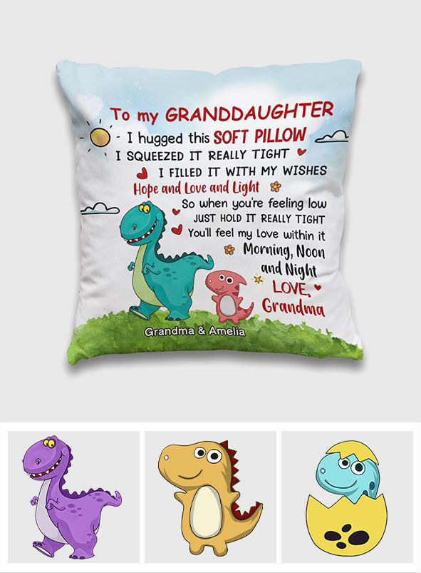 You'll Feel My Love - Personalized Mother's Day Grandma Throw Pillow