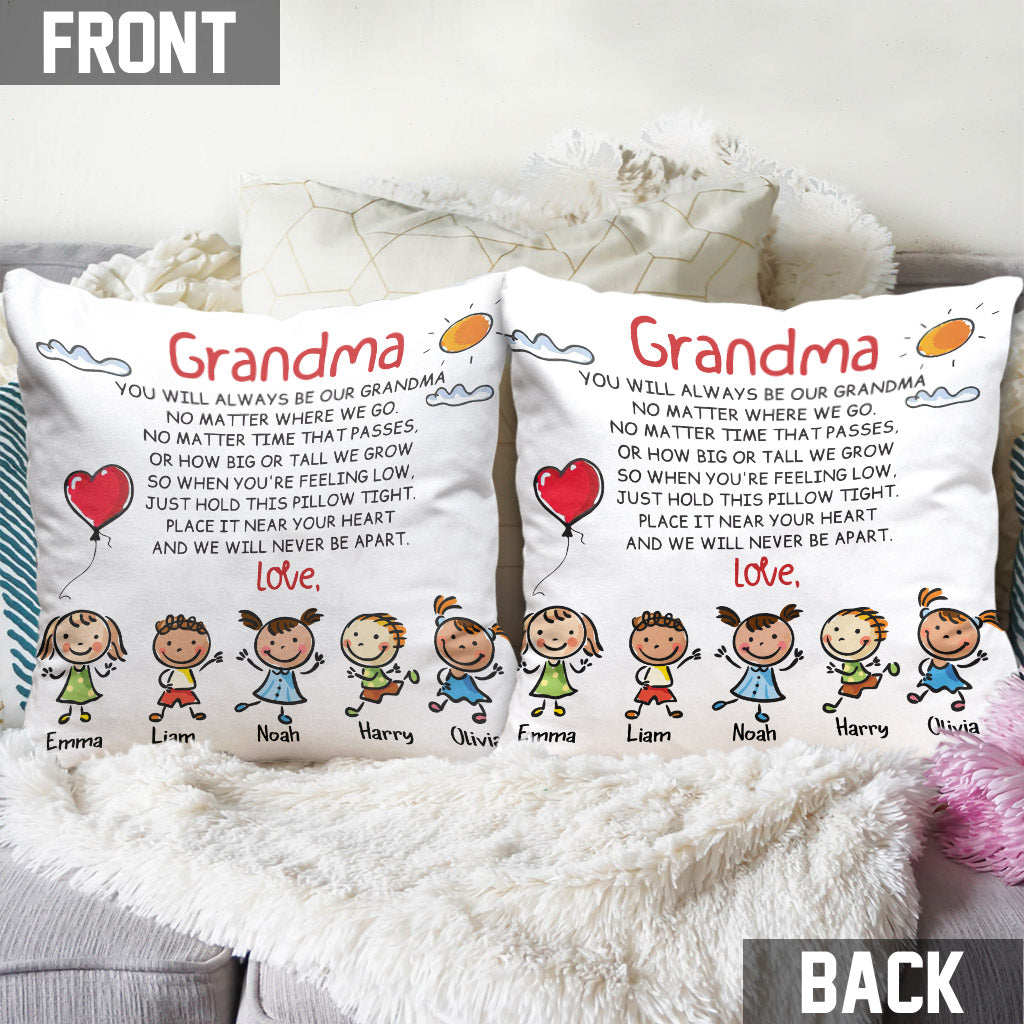 Grandma Spanish - Personalized Mother's Day Grandma Throw Pillow