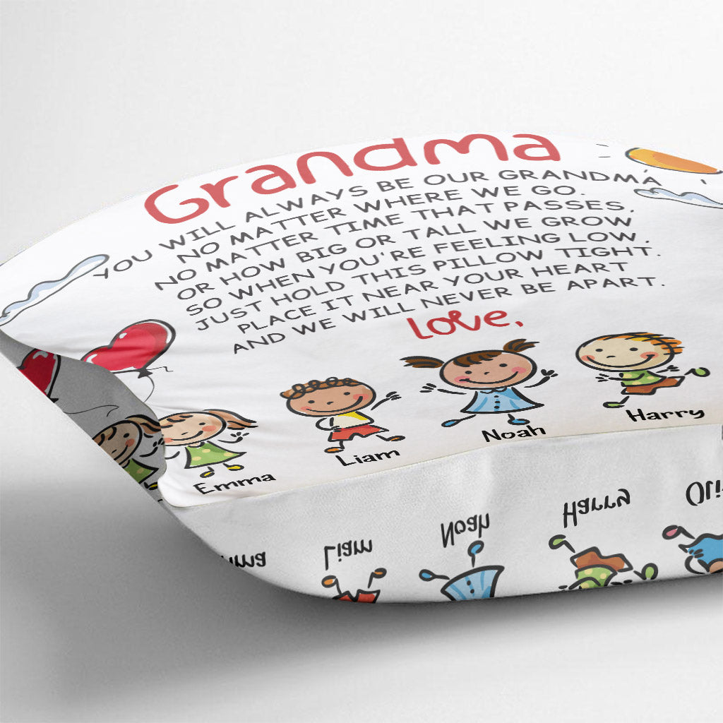 Grandma Spanish - Personalized Mother's Day Grandma Throw Pillow