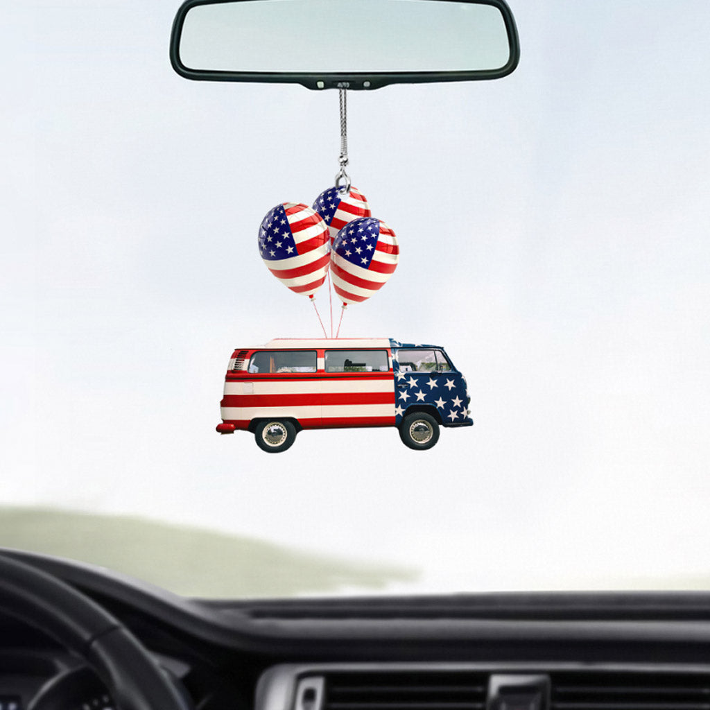 Discover Camper Independence Day - Camping Car Ornament (Printed On Both Sides)