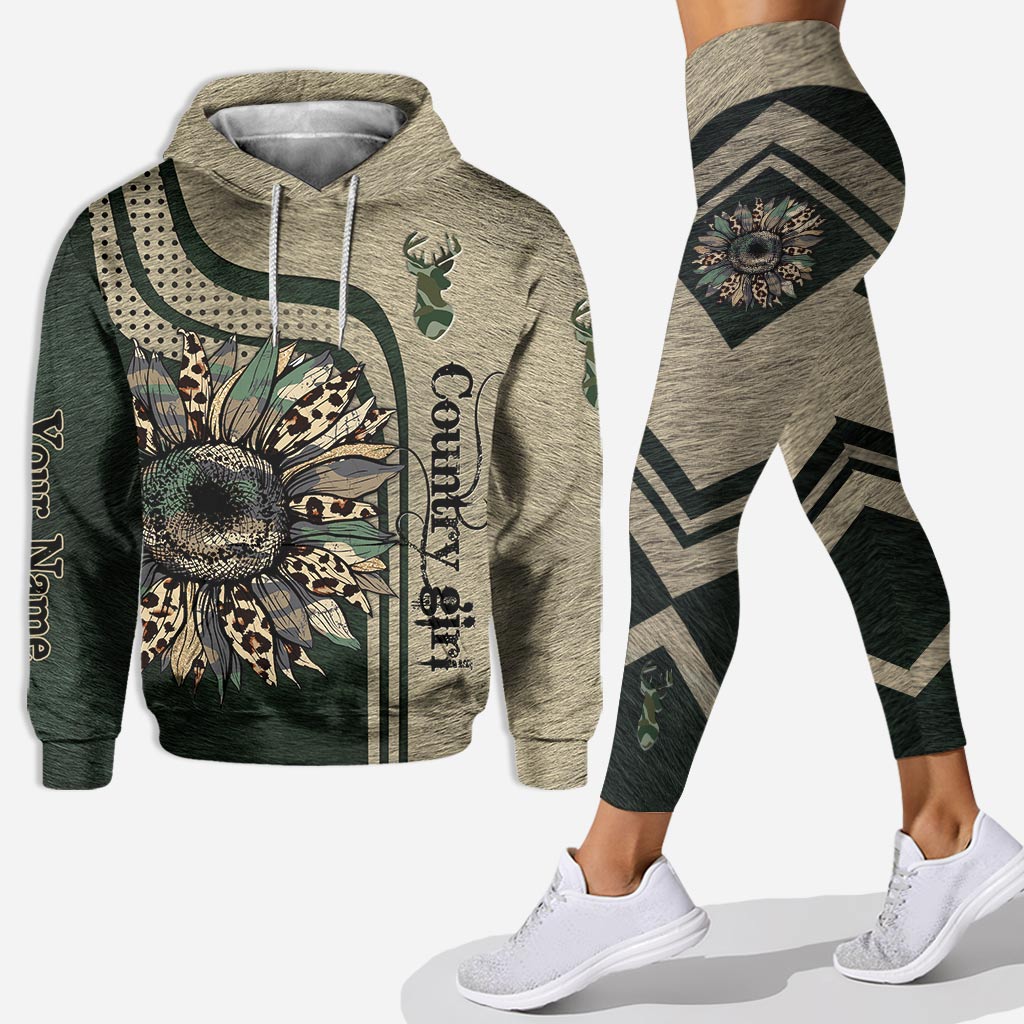 Country Girl - Personalized Hunting Hoodie and Leggings