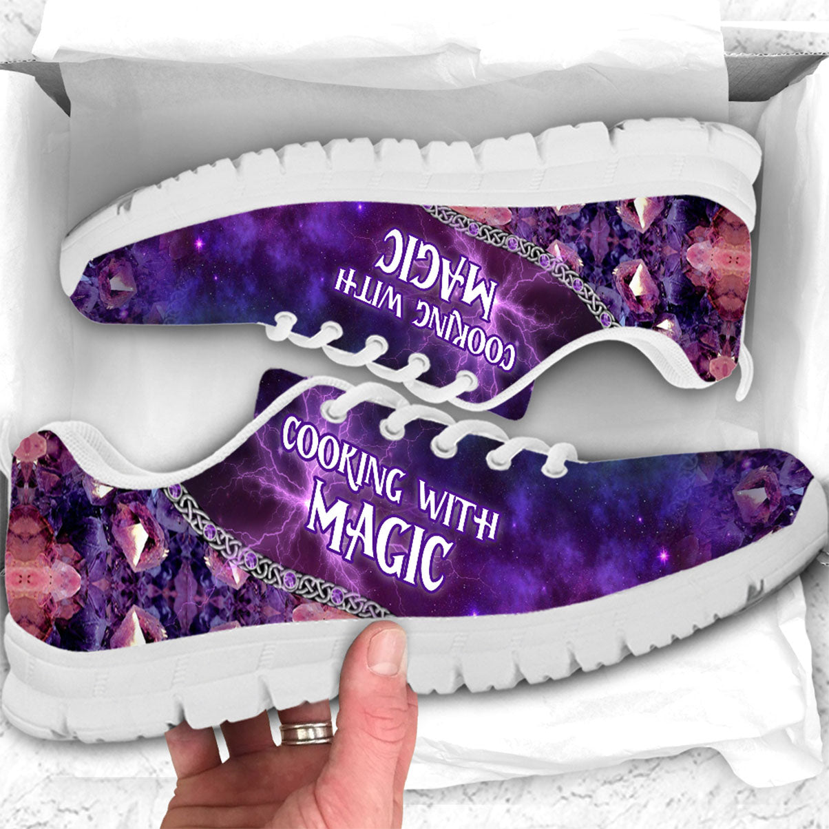 Cooking With Magic - Personalized Witch Sneakers