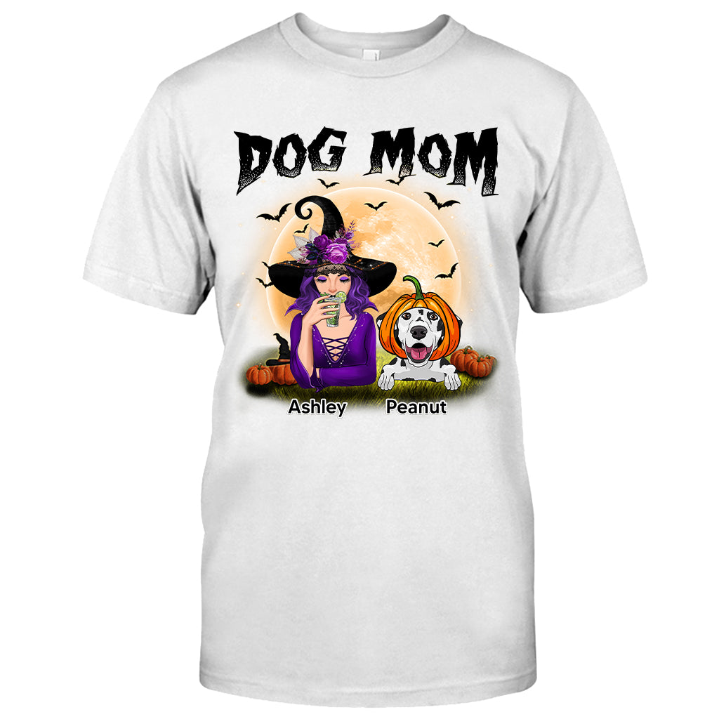 Dog Mom - Personalized Witch T-shirt & Hoodie