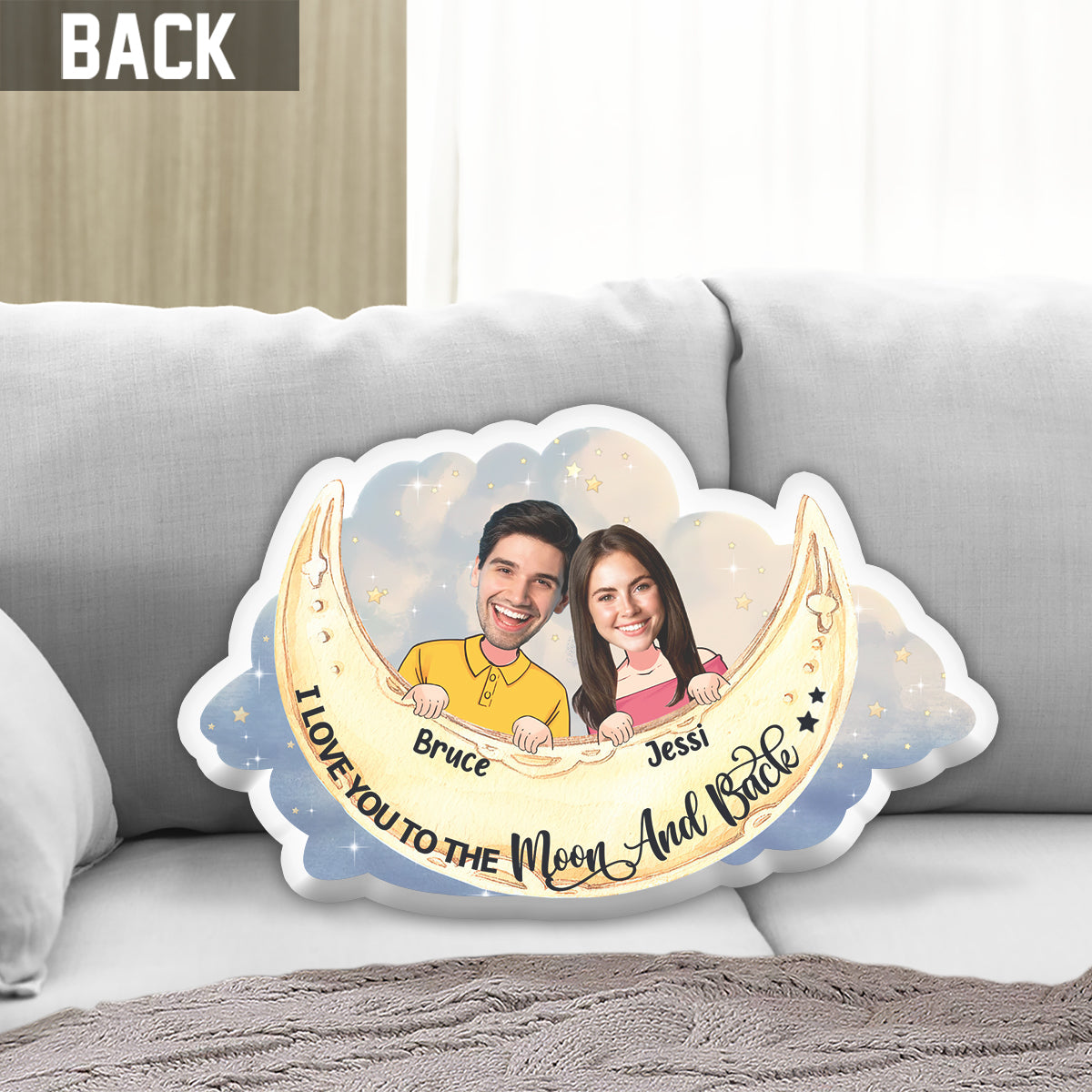 Happy Couple Personalized Pillow