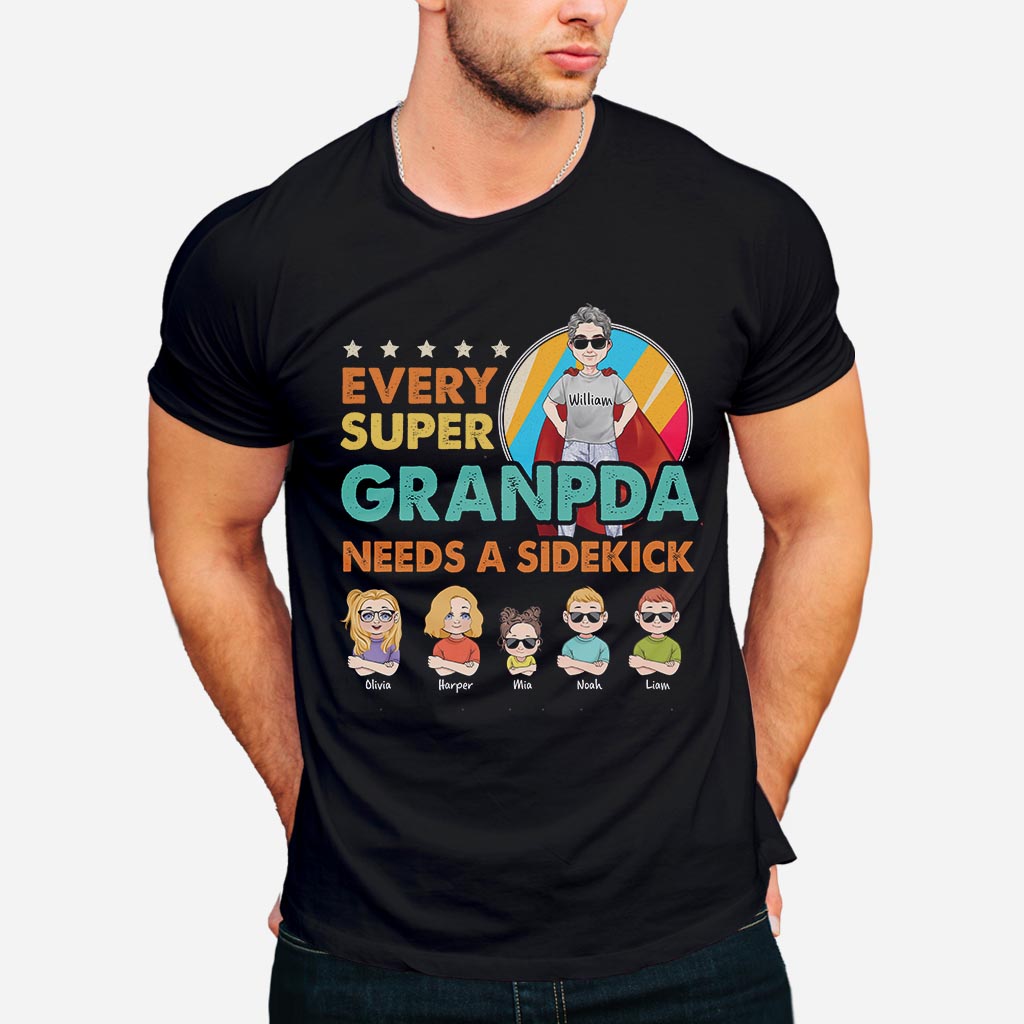 Super Dad Super Hero - Gift for dad, grandpa, uncle, brother - Personalized T-shirt And Hoodie