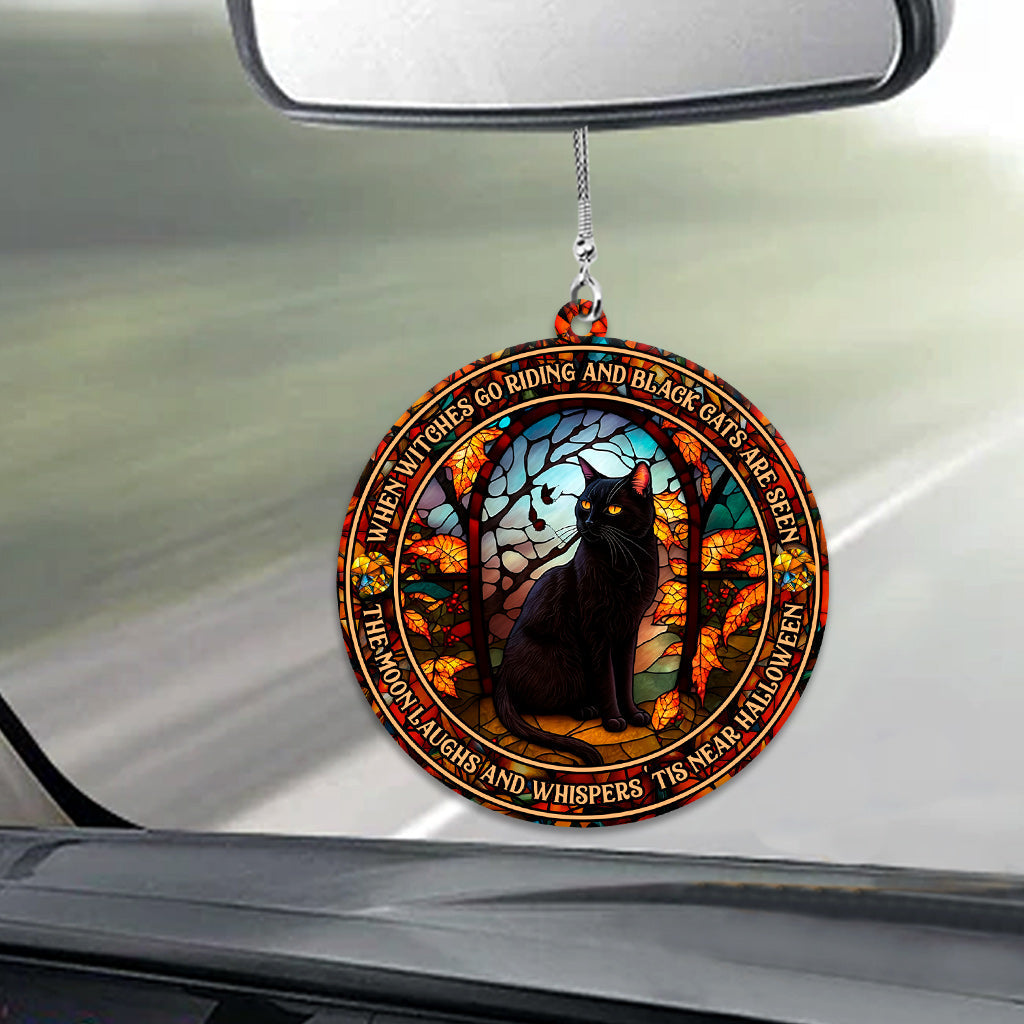 When Witches Go Riding And Black Cats Are Seen Witch - Witch Car Ornament