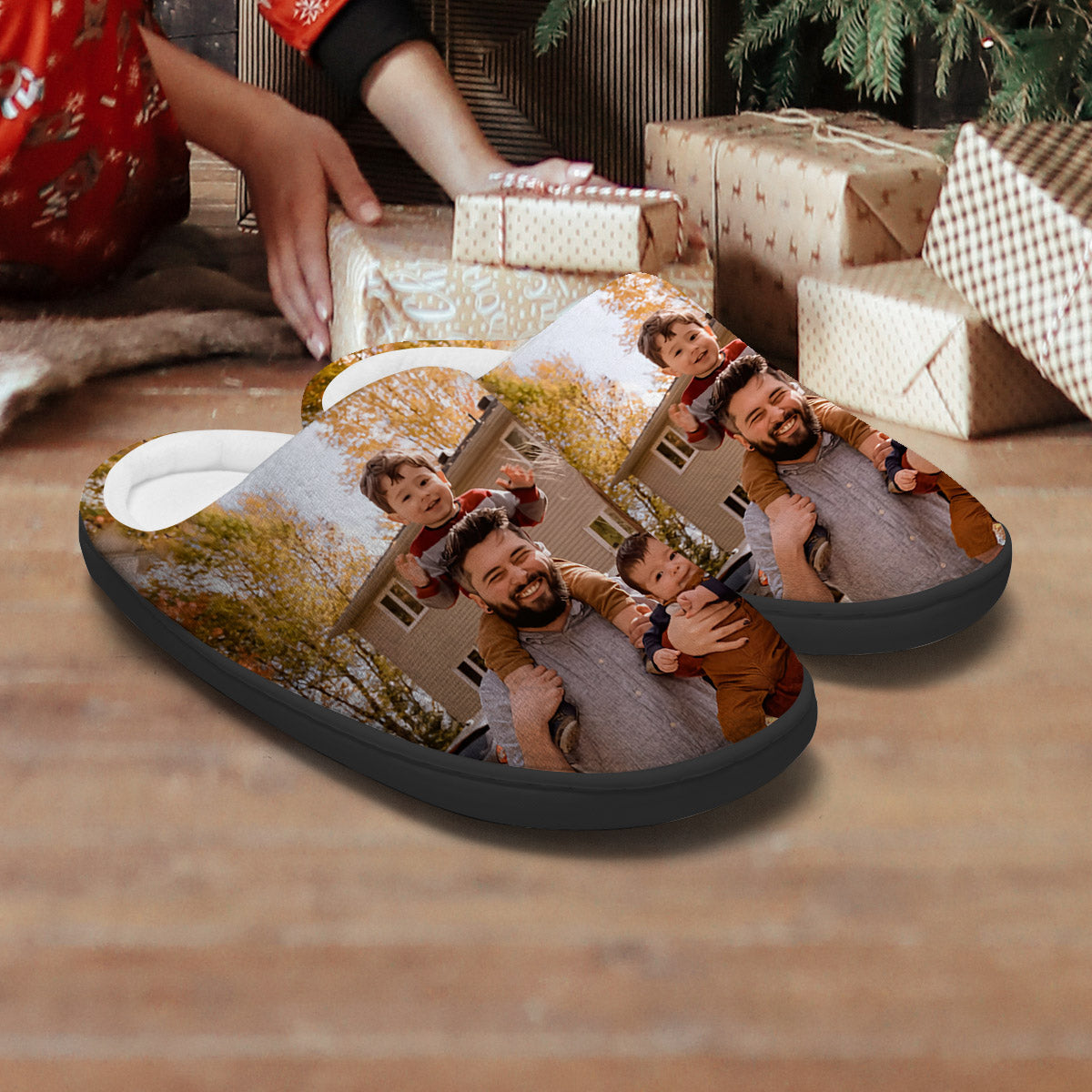 Custom Photo Slippers - Personalized Family Slippers