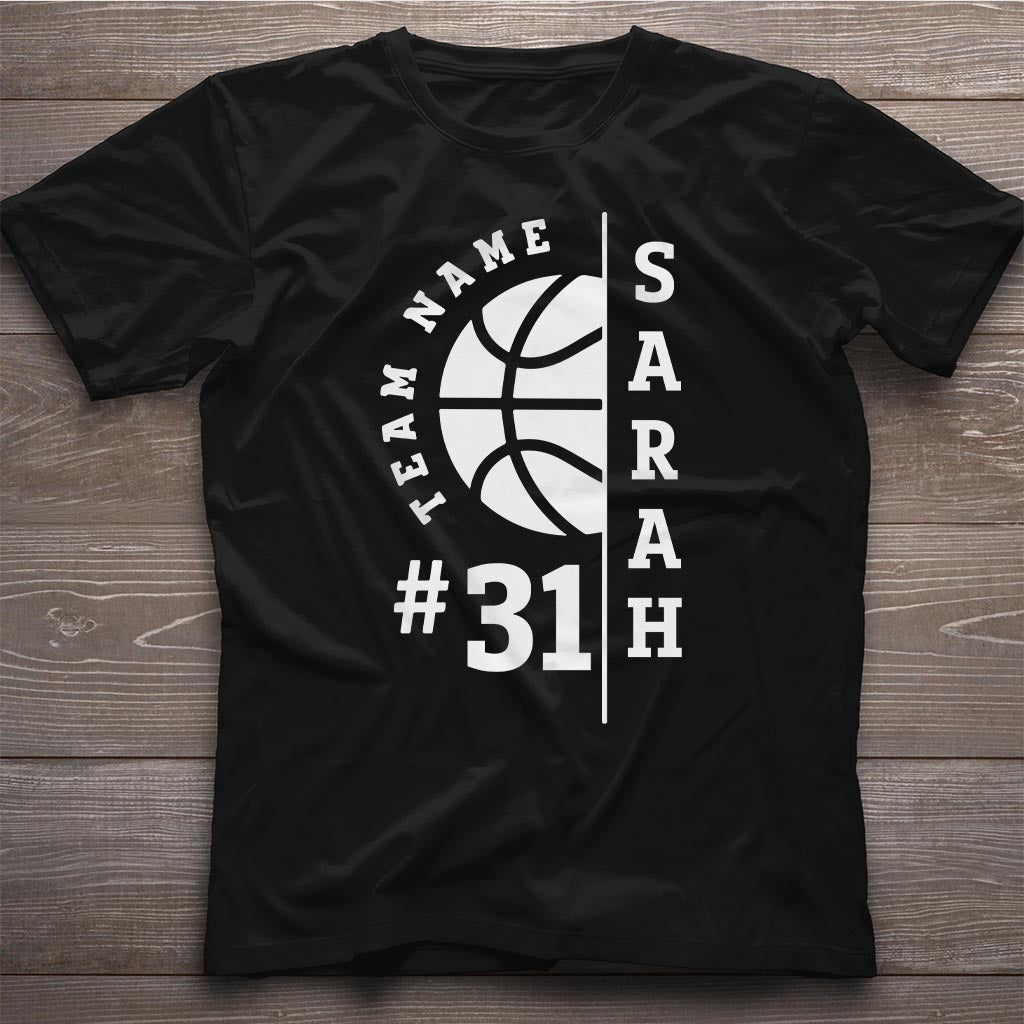 Love Basketball - Personalized Basketball T-shirt And Hoodie