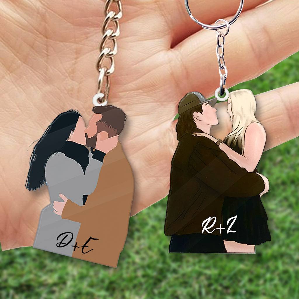 matching keychains for couples