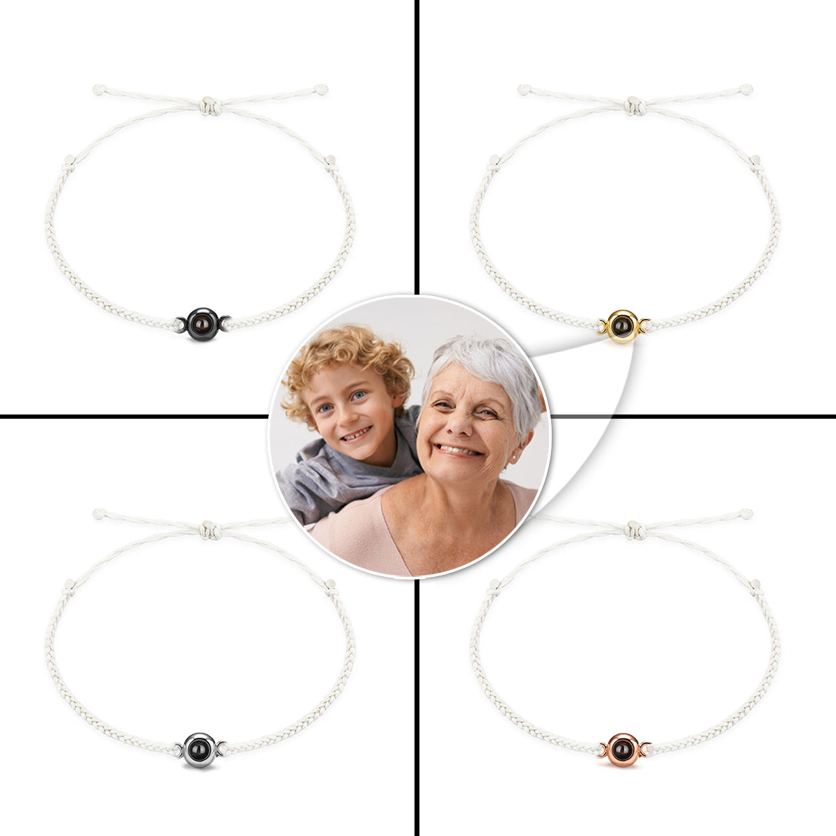 Sweetheart - Personalized Grandson Projection Bracelet