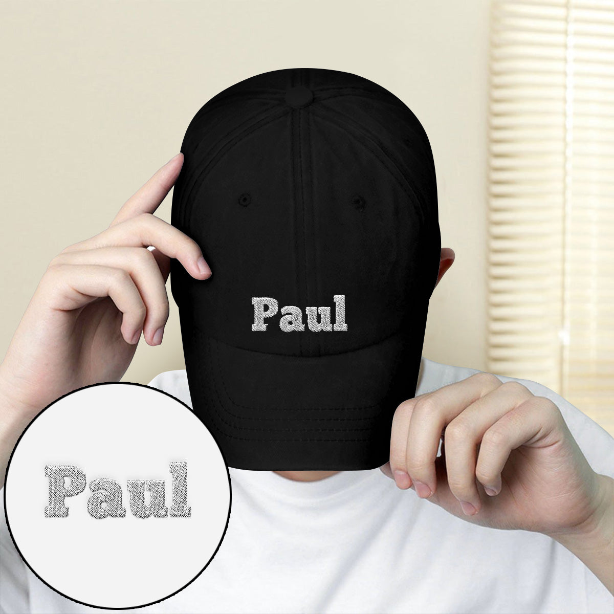 Custom Name - Personalized Kid Embroidered Classic Cap