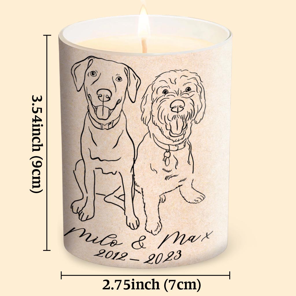 There Are Those Who Continue To Light Up The World - Gift for dog lovers, who lost cat, who lost dog - Personalized Candle With Wooden Lid