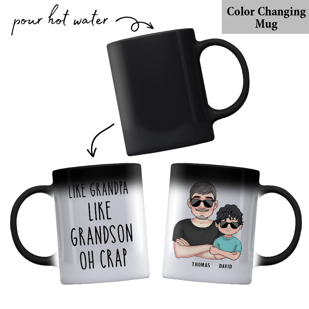 Like Father Like Son - Gift for dad, dad, son - Personalized Mug