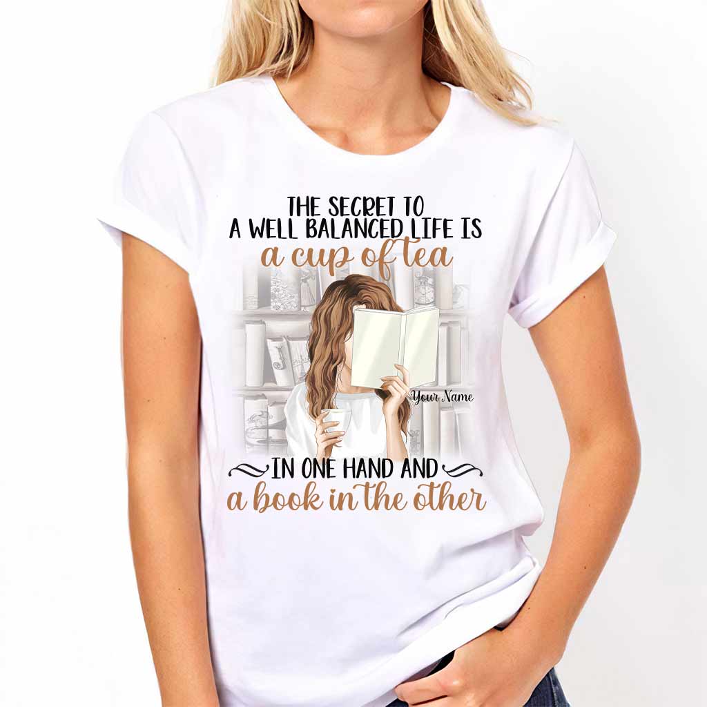 Book Lover Custom Personalized Bookish Girl T-Shirt