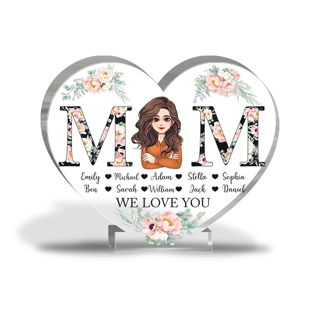 Mom - Personalized Mother's Day Mother Custom Shaped Acrylic Plaque