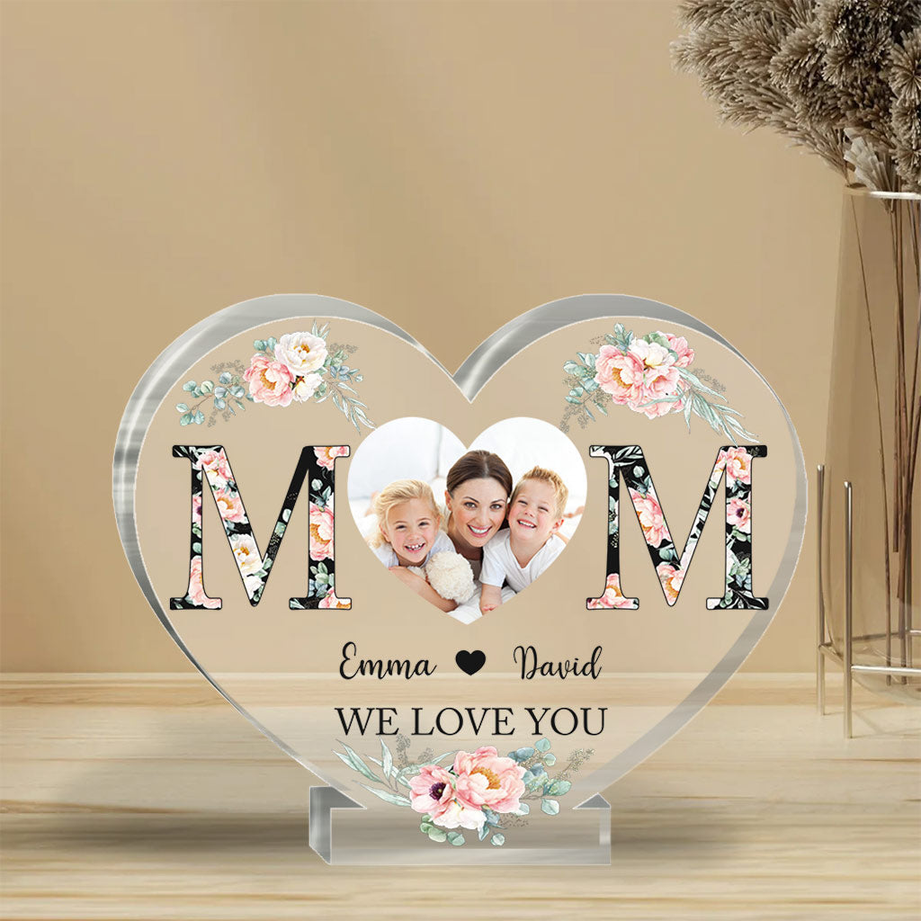 Mom - Personalized Mother's Day Mother Custom Shaped Acrylic Plaque