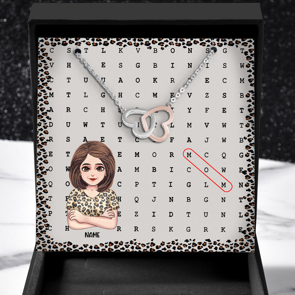 Mom Scrabble Puzzle - Personalized Mother's Day Mother Necklace