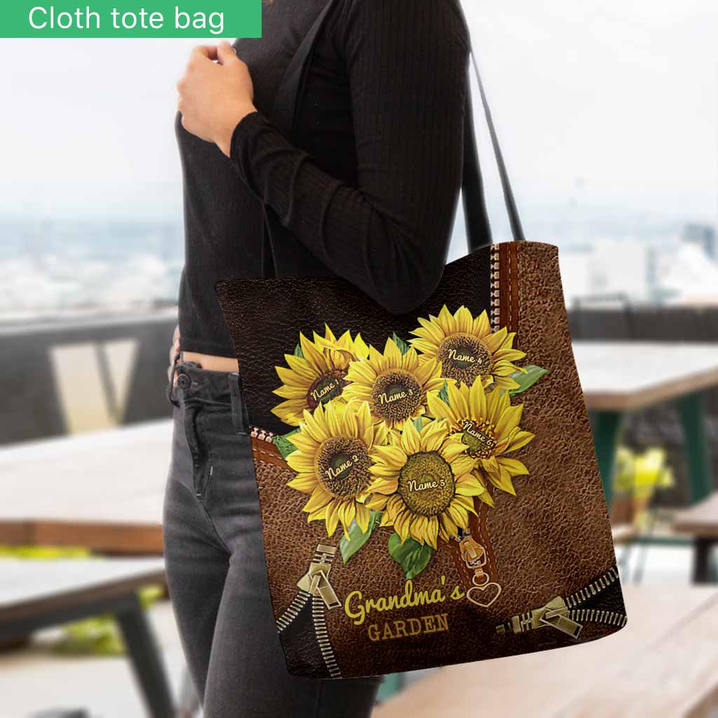 Grandma's Garden - Personalized Mother's Day Tote Bag