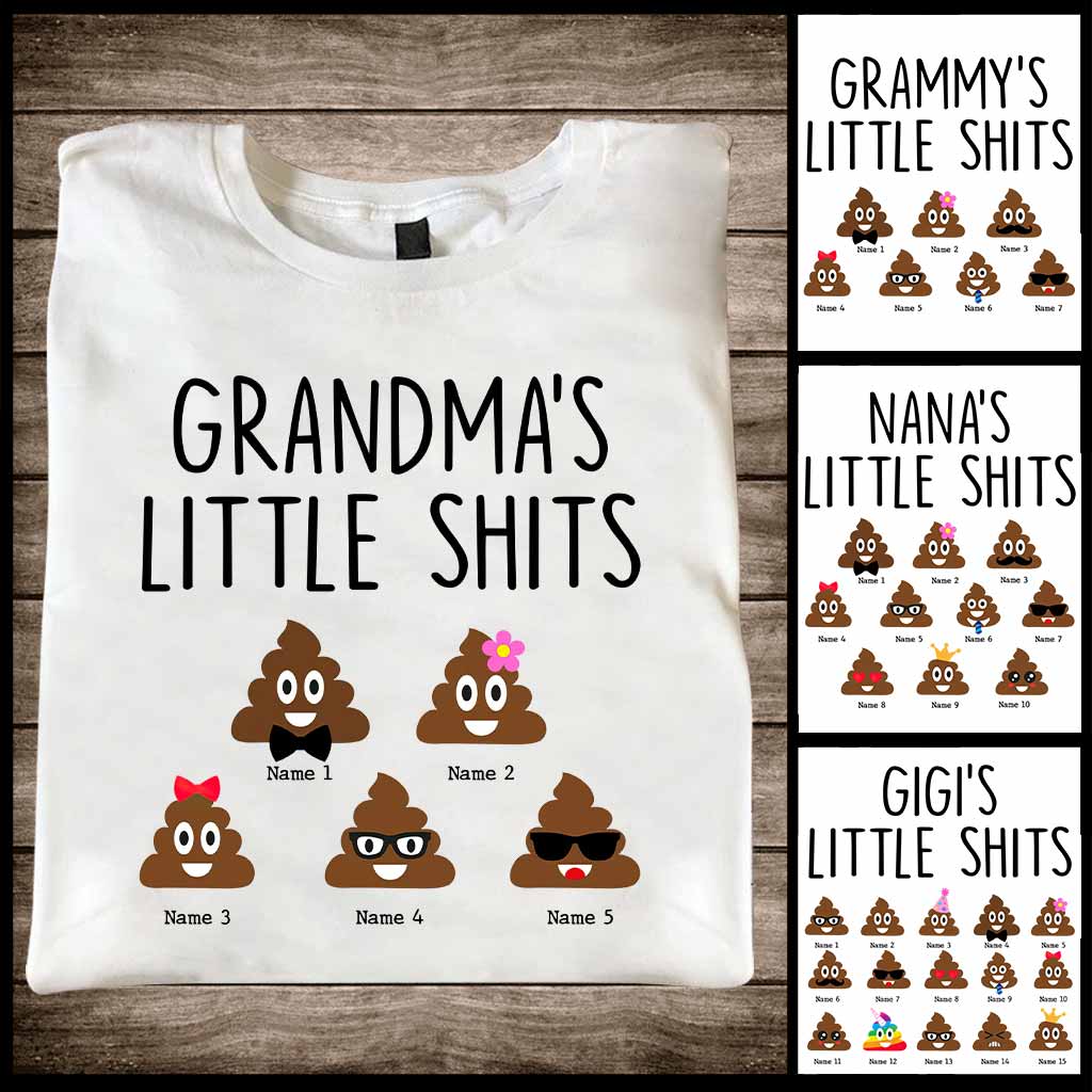 Grandma's Little Cuties - Personalized Mother's Day Grandma T-shirt and Hoodie