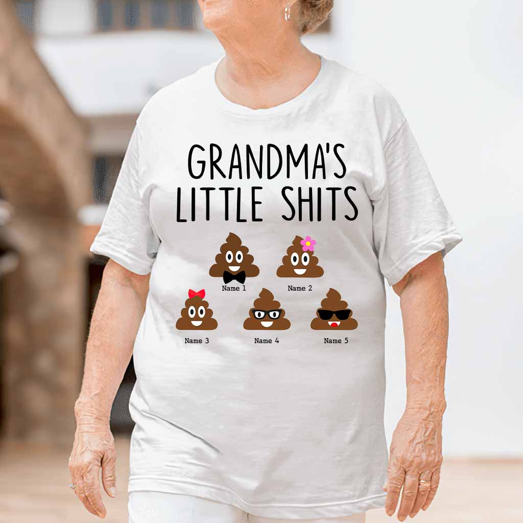 Grandma's Little Cuties - Personalized Mother's Day Grandma T-shirt and Hoodie