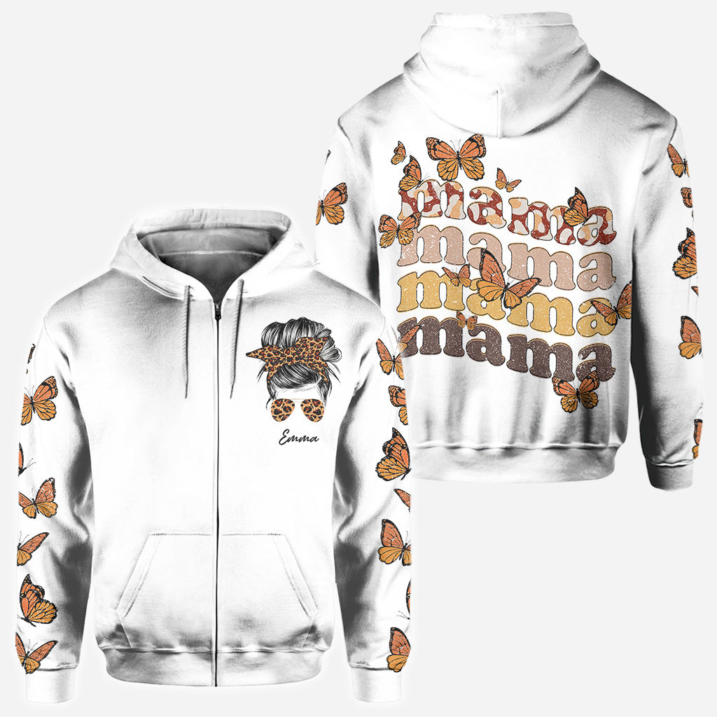 Mama - Personalized Mother's Day Mother All Over T-shirt and Hoodie