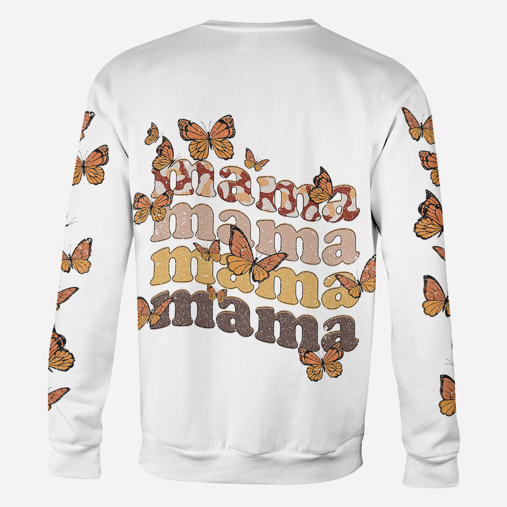 Mama - Personalized Mother's Day Mother All Over T-shirt and Hoodie