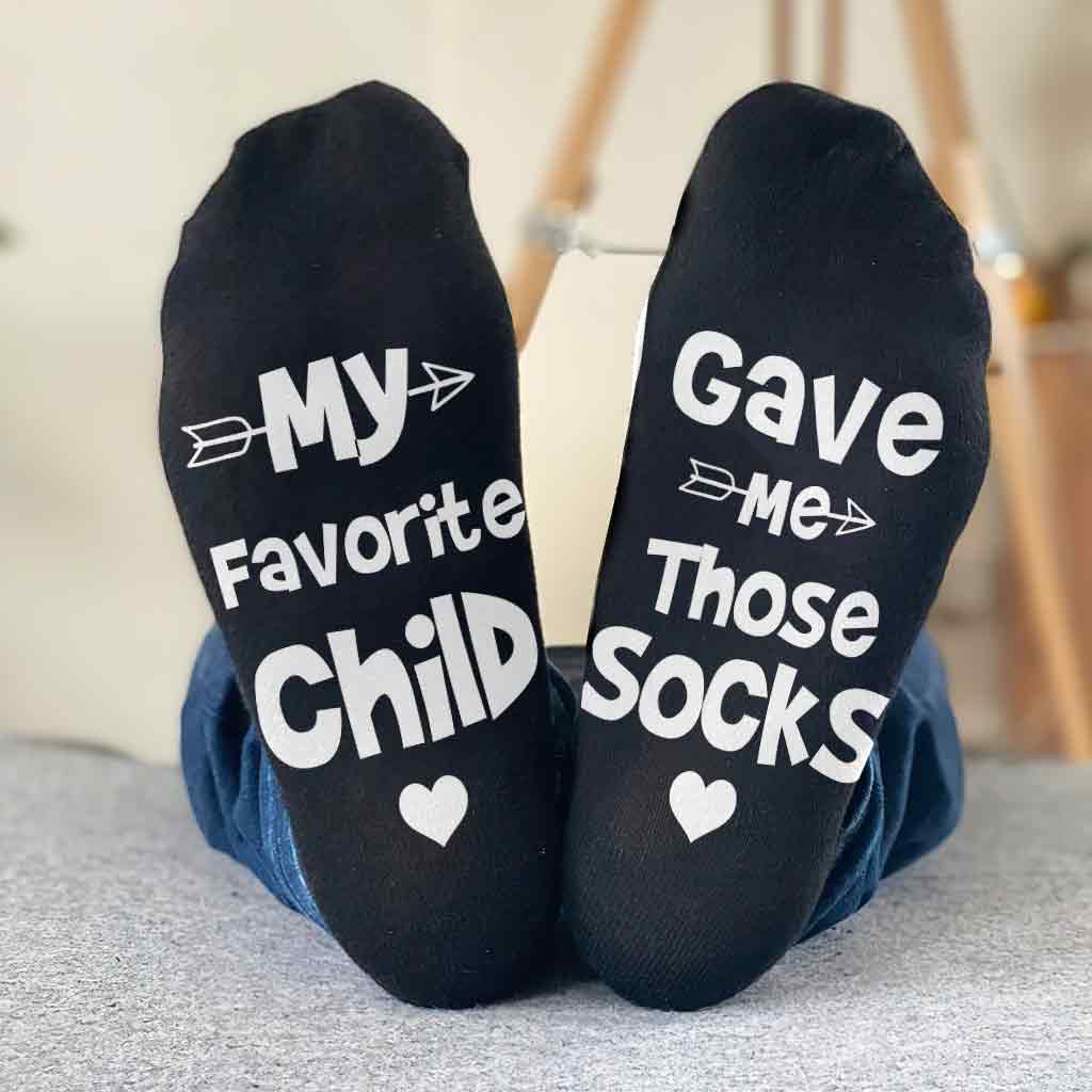 My Favorite Child - Personalized Father Socks