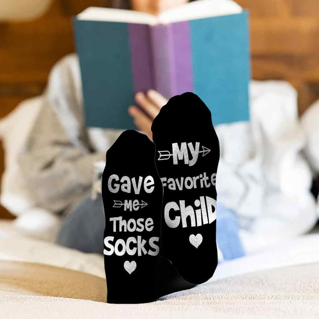 My Favorite Child - Personalized Father Socks