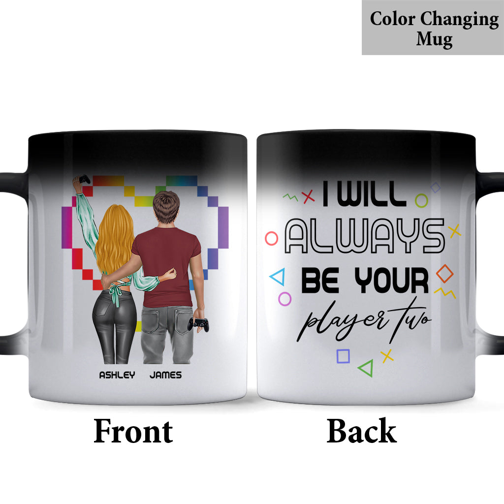 I Will Always Be Your Player Two - Personalized Video Game Mug