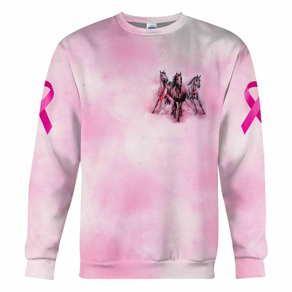 In October We Wear Pink - Breast Cancer Awareness All Over T-shirt and Hoodie 092021