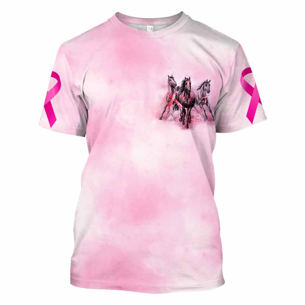 In October We Wear Pink - Breast Cancer Awareness All Over T-shirt and Hoodie 092021