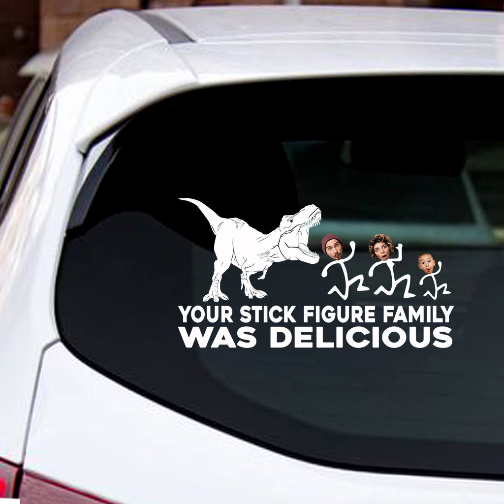 Discover T-rex Doesn't Care - Dinosaur gift for Family, Friends - Personalized Decal