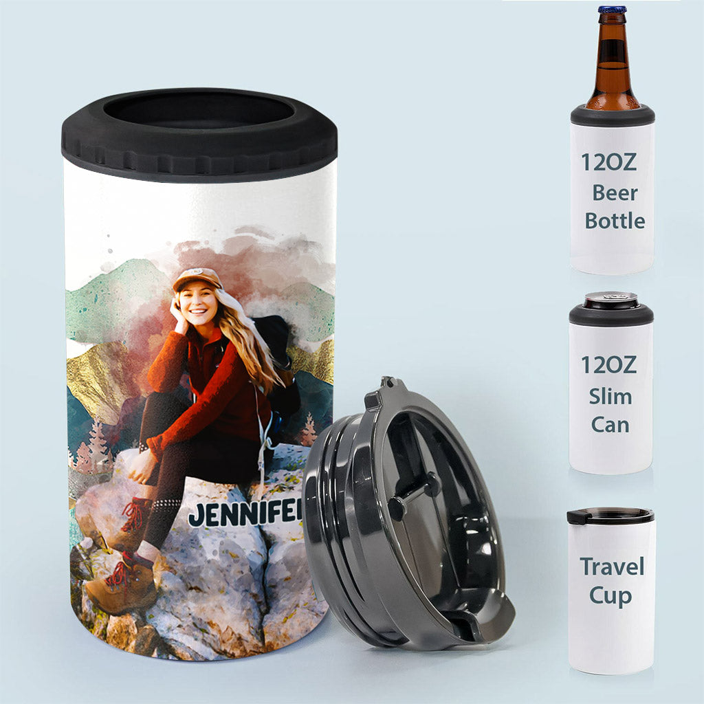 And The Wise One Said - Personalized Hiking Can Cooler