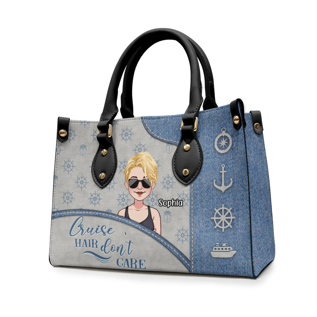 Cruise Hair Don't Care - Personalized Cruising Tote Bag